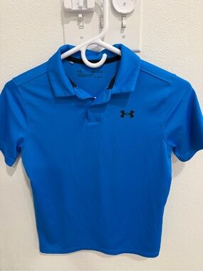 Under Armour Bright Blue Boys' Athletic Polo